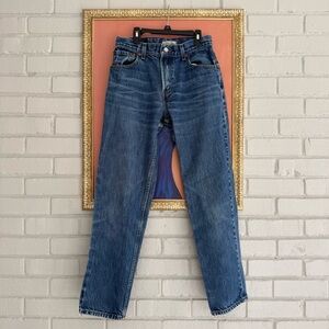 Levi's 550 Relaxed Tapered Blue Denim Jeans Medium Wash Women’s Classic 90s Y2K